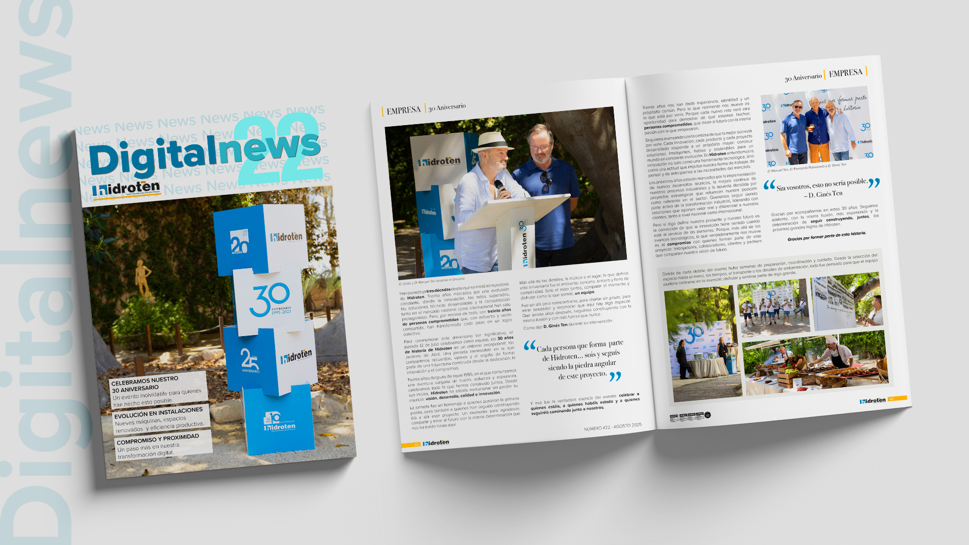 Digital News Nº 22 - lo último en innovación y actualidad de Hidroten